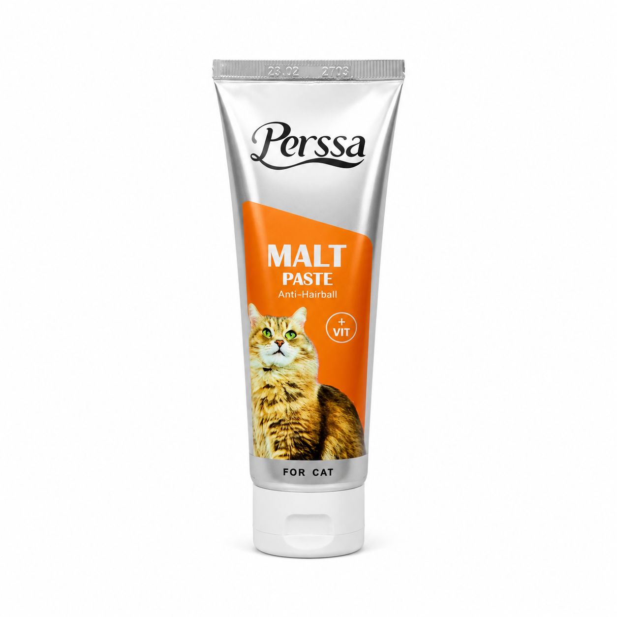 خمیر مالت گربه پرسا (Perssa) مدل Vitaminand Hairball وزن 100 گرم