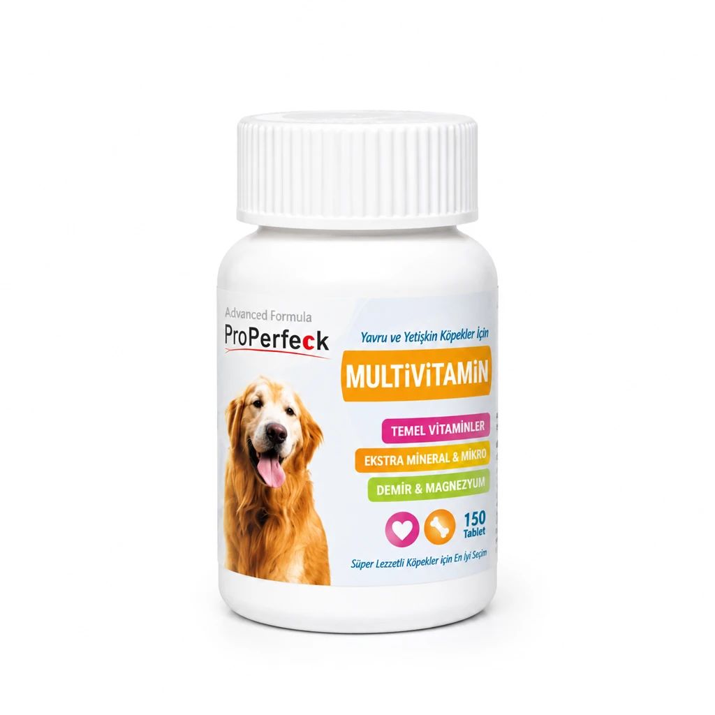قرص مکمل مولتی‌ویتامین سگ مدل پروپرفک (Pro-Pre-Fect Multivitamin - بسته ۱۵۰ عددی)